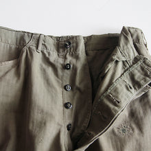 Load image into Gallery viewer, 1950's "U.S.N" N-3 H.B.T TROUSER (W32) GREAT HANDMADE REPAIRS