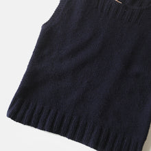 画像をギャラリービューアに読み込む, 1940's "A.R.C" WOOL VEST NAVY COLOR (LARGE)