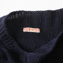 画像をギャラリービューアに読み込む, 1940's "A.R.C" WOOL VEST NAVY COLOR (LARGE)