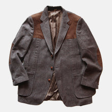 画像をギャラリービューアに読み込む, "EDDIE BAUER" NORFOLK WOOL THREE BUTTON  JACKET (LARGE)