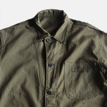 Load image into Gallery viewer, 1940's "U.S.N" N-3 H.B.T JACKET (38 MEDIUM) NEAR DEADSTOCK