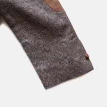 画像をギャラリービューアに読み込む, "EDDIE BAUER" NORFOLK WOOL THREE BUTTON  JACKET (LARGE)