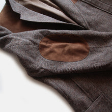画像をギャラリービューアに読み込む, "EDDIE BAUER" NORFOLK WOOL THREE BUTTON  JACKET (LARGE)