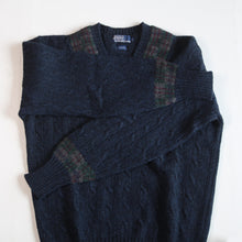 Load image into Gallery viewer, 1990's "RALPH LAUREN" V NECK WOOL SWEATER (X-LARGE)