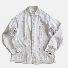 Load image into Gallery viewer, 1960's "AU MOLINEL" HBT COTTON PAINTER JACKET WITH V-POCKET (LARGE)