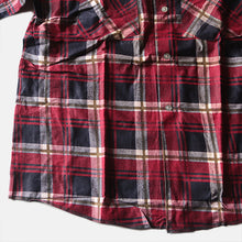 Load image into Gallery viewer, MADE IN U.S.A N.O.S 1960's PRINT FLANNEL L/S COTTON SHIRT (MEDIUM)