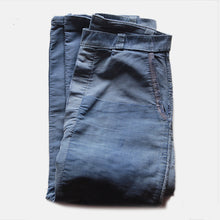Load image into Gallery viewer, 1940's FRENCH WORK PATCH WORK MOLESKIN TROUSER (W33 L26)