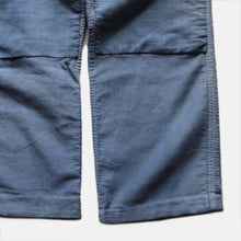 Load image into Gallery viewer, 1940's FRENCH WORK PATCH WORK MOLESKIN TROUSER (W33 L26)