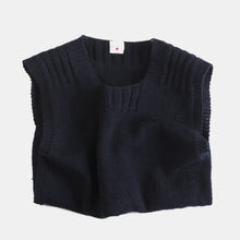 画像をギャラリービューアに読み込む, 1940's "A.R.C" WOOL VEST NAVY COLOR (LARGE)