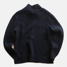 画像をギャラリービューアに読み込む, 1940's "AMERICAN RED CROSS" TURTLE NECK SWEATER (MEDIUM)