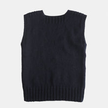 画像をギャラリービューアに読み込む, 1940's "A.R.C" WOOL VEST NAVY COLOR (LARGE)