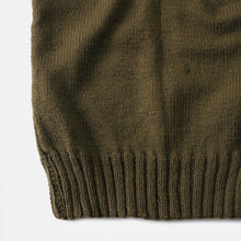 画像をギャラリービューアに読み込む, 1940's "A.R.C" WOOL VEST OLIVE COLOR (MEDIUM)