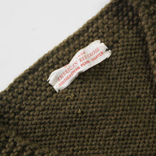 画像をギャラリービューアに読み込む, 1940's "A.R.C" WOOL VEST OLIVE COLOR (MEDIUM)