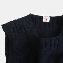 画像をギャラリービューアに読み込む, 1940's "A.R.C" WOOL VEST NAVY COLOR (LARGE)