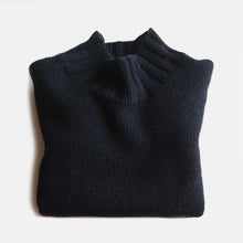 画像をギャラリービューアに読み込む, 1940's "AMERICAN RED CROSS" TURTLE NECK SWEATER (MEDIUM)