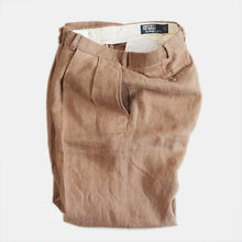 Load image into Gallery viewer, "RALPH LAUREN" LINEN SLACKS (W32)