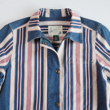 Load image into Gallery viewer, 1990's "RALPH LAUREN" RANDOM STRIPE COTTON JACKET (UNISEX)
