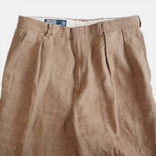 Load image into Gallery viewer, "RALPH LAUREN" LINEN SLACKS (W32)