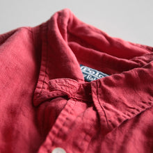 Load image into Gallery viewer, "RALPH LAUREN" CHIN STRAP LINEN SHIRT (LARGE)