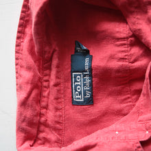 Load image into Gallery viewer, "RALPH LAUREN" CHIN STRAP LINEN SHIRT (LARGE)
