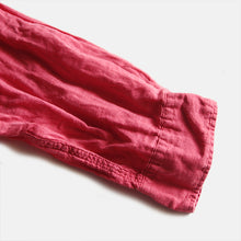 Load image into Gallery viewer, "RALPH LAUREN" CHIN STRAP LINEN SHIRT (LARGE)