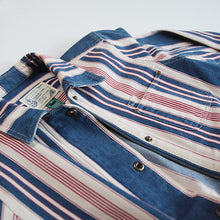 Load image into Gallery viewer, 1990's "RALPH LAUREN" RANDOM STRIPE COTTON JACKET (UNISEX)