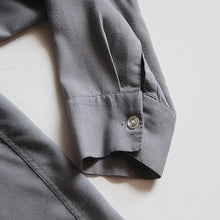 Load image into Gallery viewer, MADE IN U.S.A 1950's "NOFADE" RAYON BOX TWO TONE L/S (LARGE)