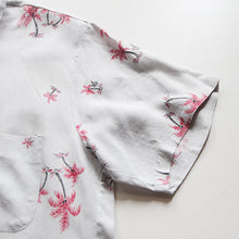 Load image into Gallery viewer, 1950's "ROYAL PALM" RAYON ALOHA SHIRT (MEDIUM)