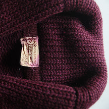 画像をギャラリービューアに読み込む, 1930's "SUPREME" SHAWL COLLAR WOOL CARDIGAN (LARGE)