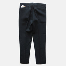 Load image into Gallery viewer, NOS 1960's "HIS" SLIM TAPERED RAYON SLACKS BLACK (W34 L28)