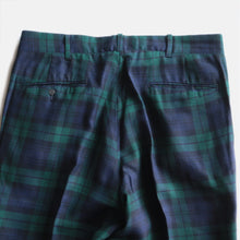 Load image into Gallery viewer, ~1970's BLACK WATCH SLACKS (W33)