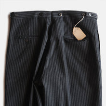 Load image into Gallery viewer, 1960's STYLE BY DELTON STRIPE WOOL SLACKS (W32-34)