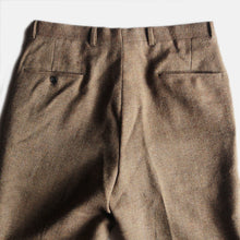 Load image into Gallery viewer, 1960's~ H.B.T TWEED WOOL SLACKS (W33)