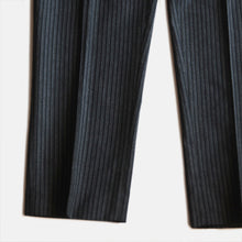 Load image into Gallery viewer, 1960's STYLE BY DELTON STRIPE WOOL SLACKS (W32-34)