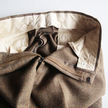 Load image into Gallery viewer, 1960's~ H.B.T TWEED WOOL SLACKS (W33)