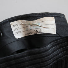 Load image into Gallery viewer, 1960's STYLE BY DELTON STRIPE WOOL SLACKS (W32-34)