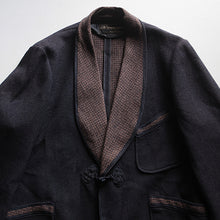 Load image into Gallery viewer, 1940's SMOKING WOOL JACKET (MEDIUM)