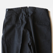 Load image into Gallery viewer, 1950's~ STRIPE WOOL SLACKS (W32)