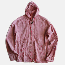 Load image into Gallery viewer, 1960's "CAMPUS" SEERSUCKER STRIPE PARKA (MEDIUM)