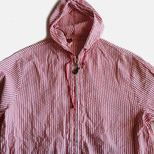 Load image into Gallery viewer, 1960's "CAMPUS" SEERSUCKER STRIPE PARKA (MEDIUM)