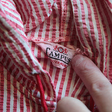 Load image into Gallery viewer, 1960's "CAMPUS" SEERSUCKER STRIPE PARKA (MEDIUM)