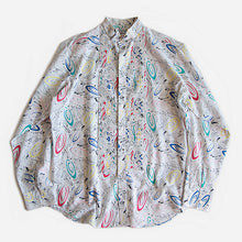 Load image into Gallery viewer, 1980's "L &M FASHIONS" WING COLLAR DRESS SHIRT (UNISEX)