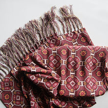 Load image into Gallery viewer, 1950's RAYON FRINGE STOLE