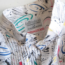 Load image into Gallery viewer, 1980's "L &M FASHIONS" WING COLLAR DRESS SHIRT (UNISEX)