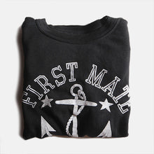 画像をギャラリービューアに読み込む, MADE IN USA 1960's FLOCK PRINTED COTTON SWEAT (LARGE) MINT CONDITION