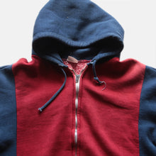 画像をギャラリービューアに読み込む, ~1960's TWO TONE FULL ZIP COTTON SWEAT (MEDIUM)