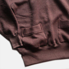 画像をギャラリービューアに読み込む, "OLDE HOMESTEADER" EXTRA COTTON FLEECE HOODED LONG SLEEVE (BROWN HEATHER)