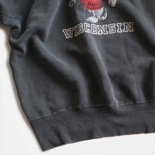 画像をギャラリービューアに読み込む, 1950's FLOCK PRINT BLK COTTON SWEAT (LARGE)