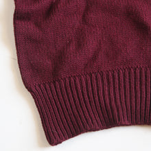 画像をギャラリービューアに読み込む, 1960's "SPORTSWEAR" BOAT NECK WOOL SWEATER (MEDIUM)