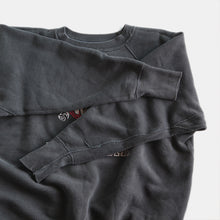 画像をギャラリービューアに読み込む, 1950's FLOCK PRINT BLK COTTON SWEAT (LARGE)